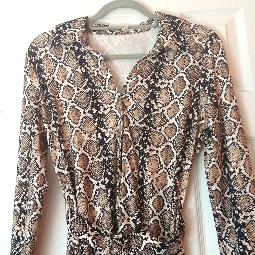 Snake Print Dress!